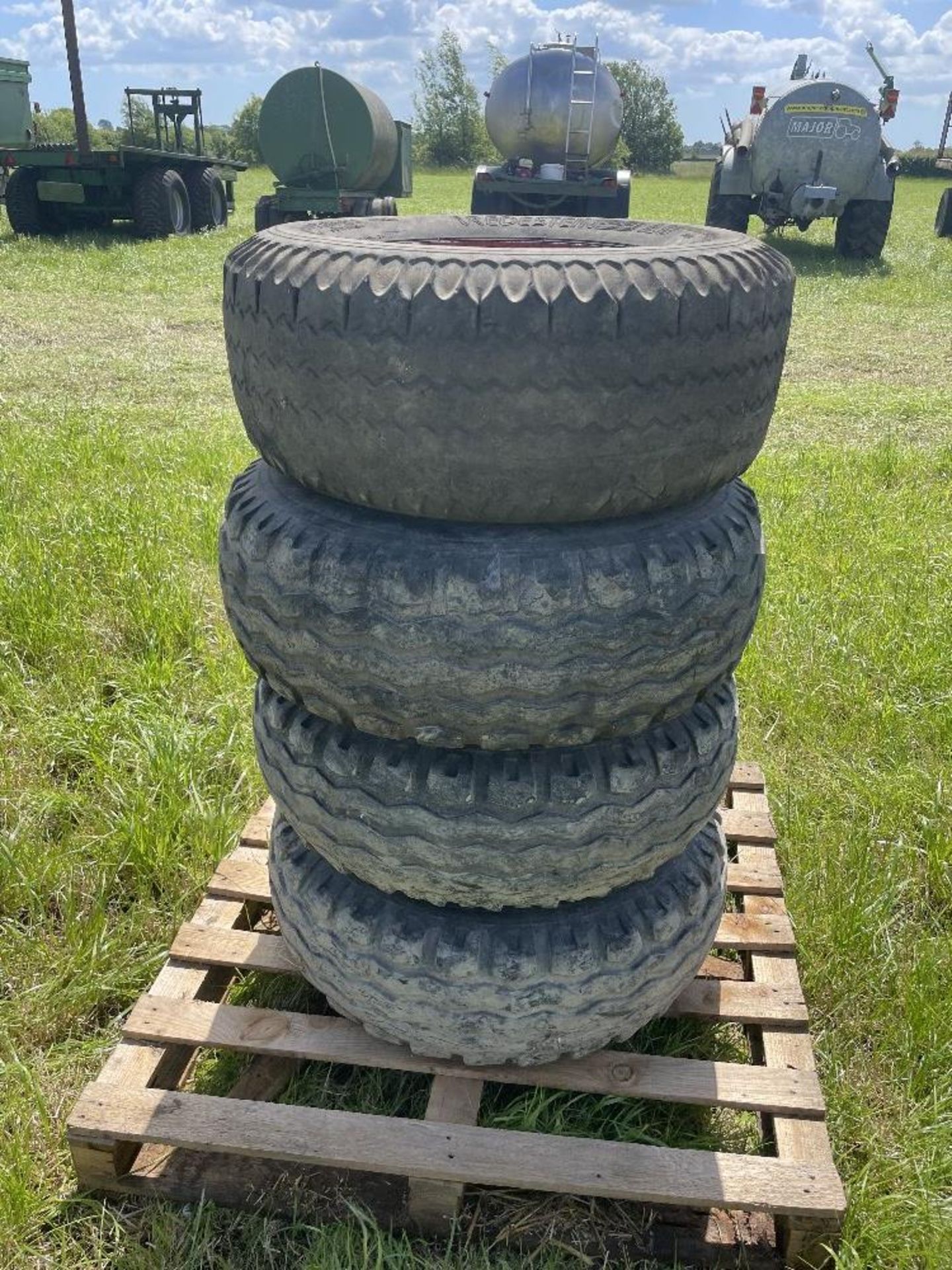 4 x Trailer Tyres - 12.5/80-15.