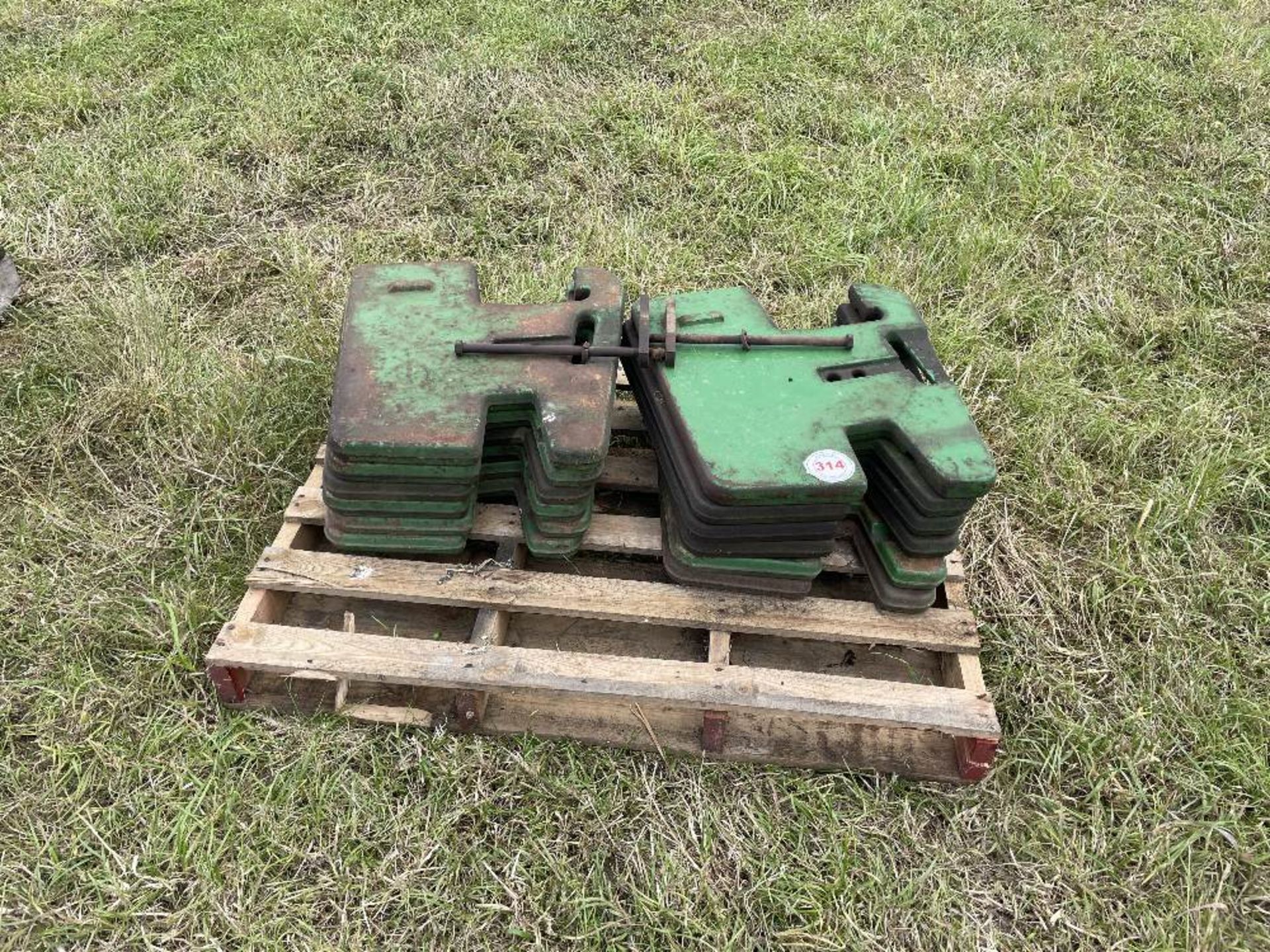 Quantity of John Deere Front Weights - 12 x 50kg - Image 2 of 2