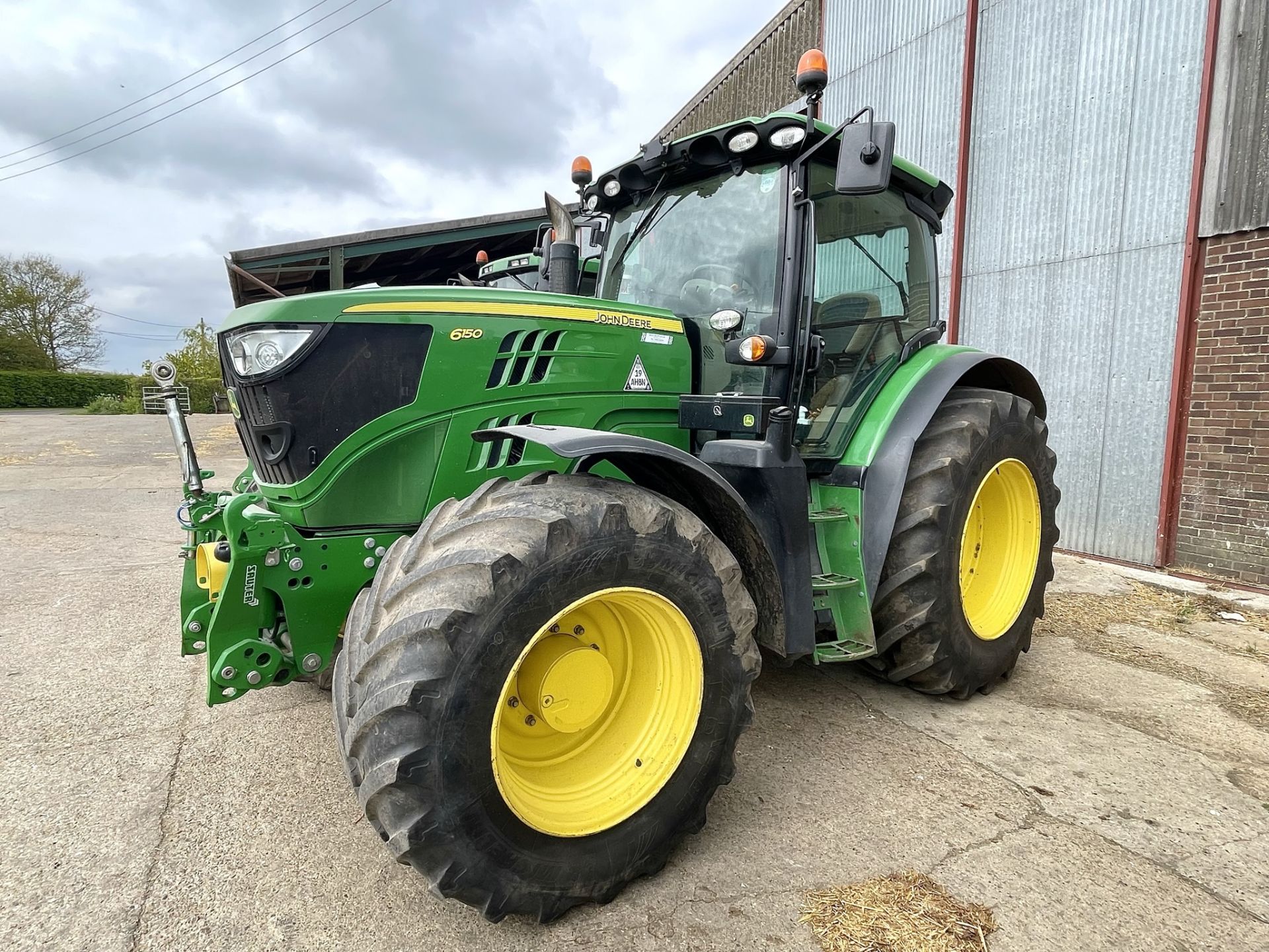 2013 John Deere 6150R 4wd Tractor, approx 6112 hours, Reg No.