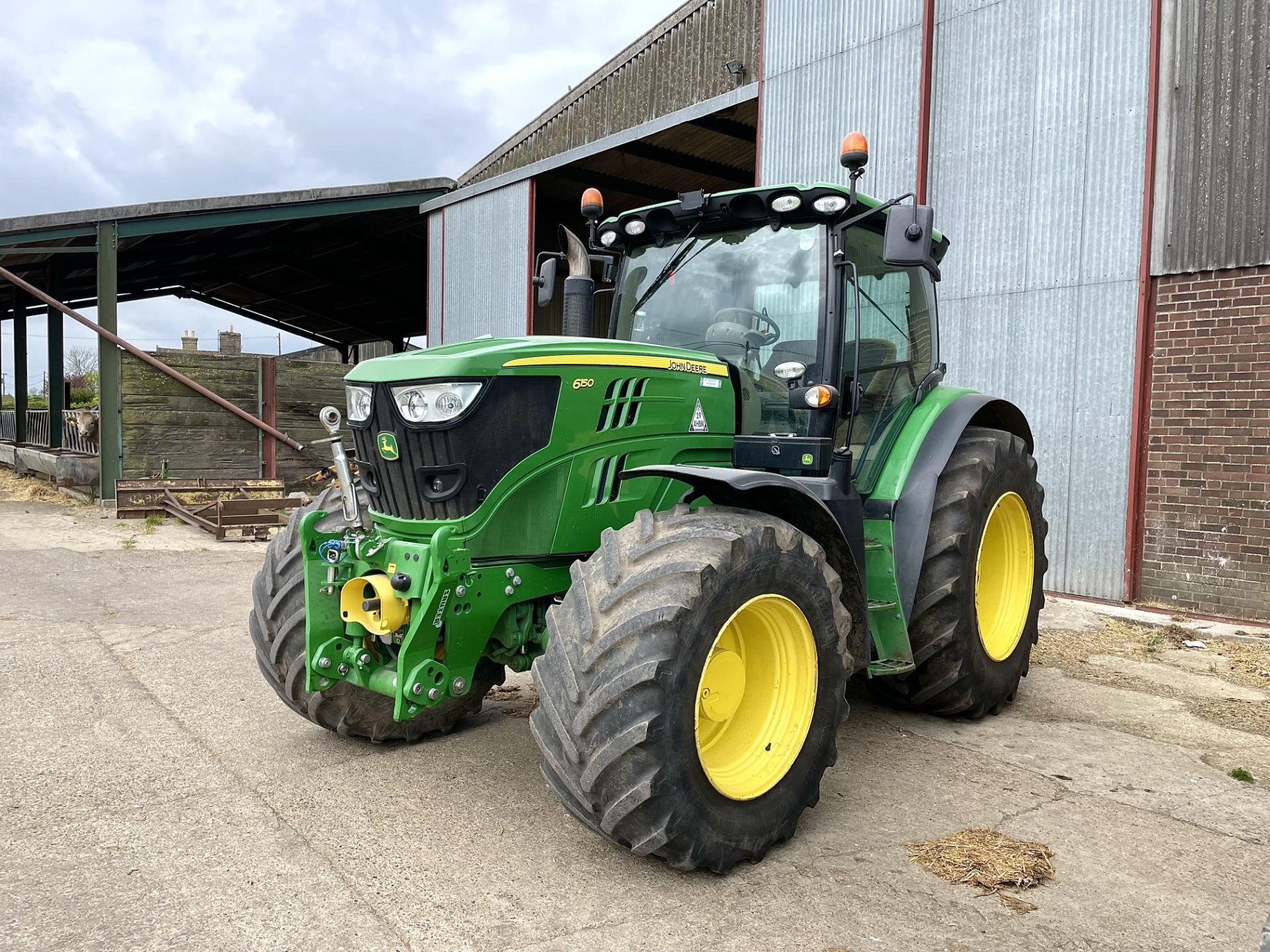 2013 John Deere 6150R 4wd Tractor, approx 6112 hours, Reg No. - Image 12 of 13