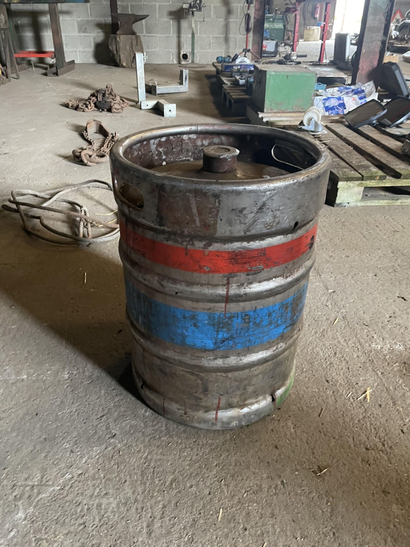 Empty Aluminium Keg Barrel - Image 2 of 2