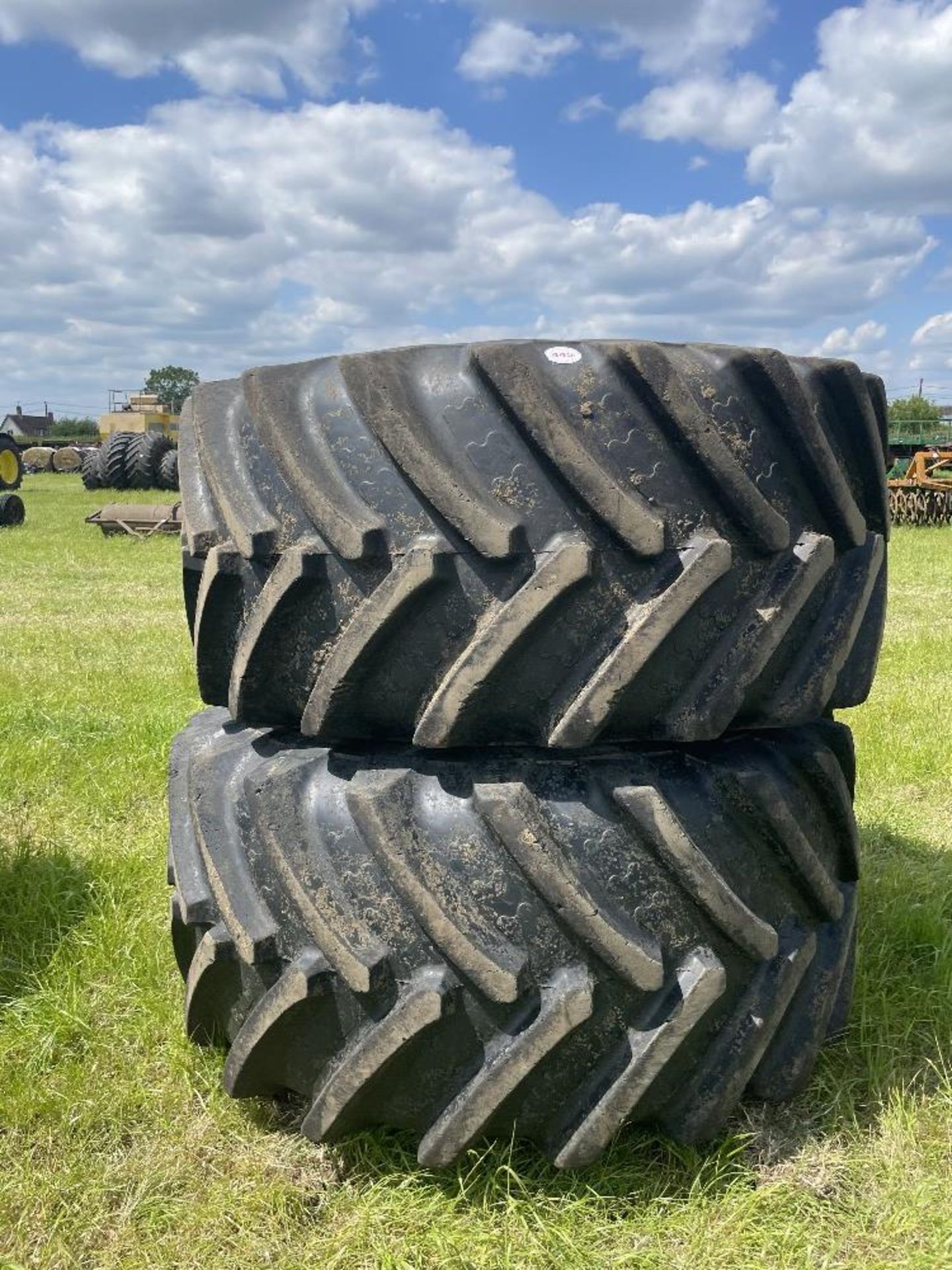 2 x BKT Agri Max 800/65 R35 tyres and rims, - Image 7 of 7