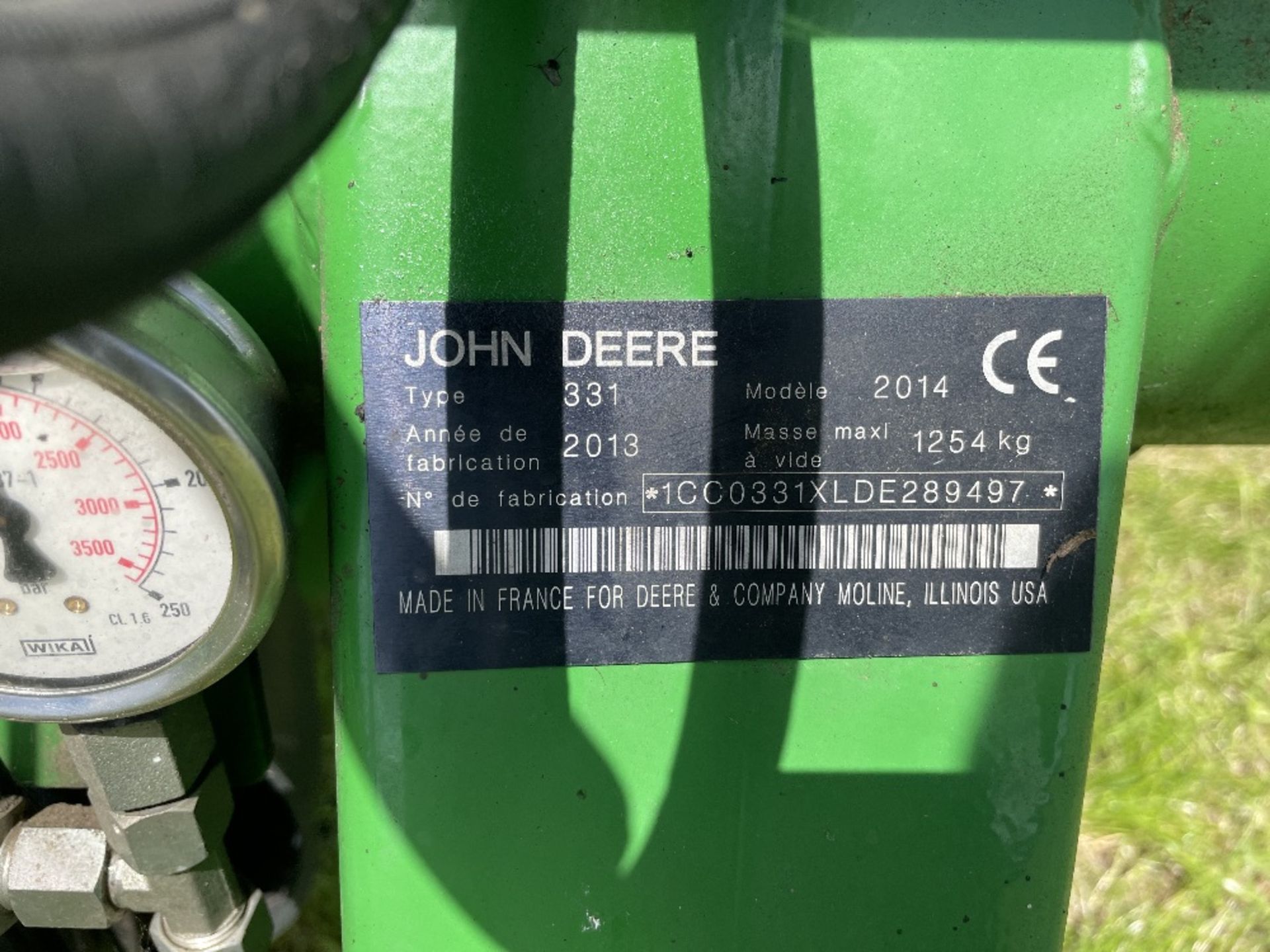 John Deere 331 Mower, 3. - Image 5 of 8