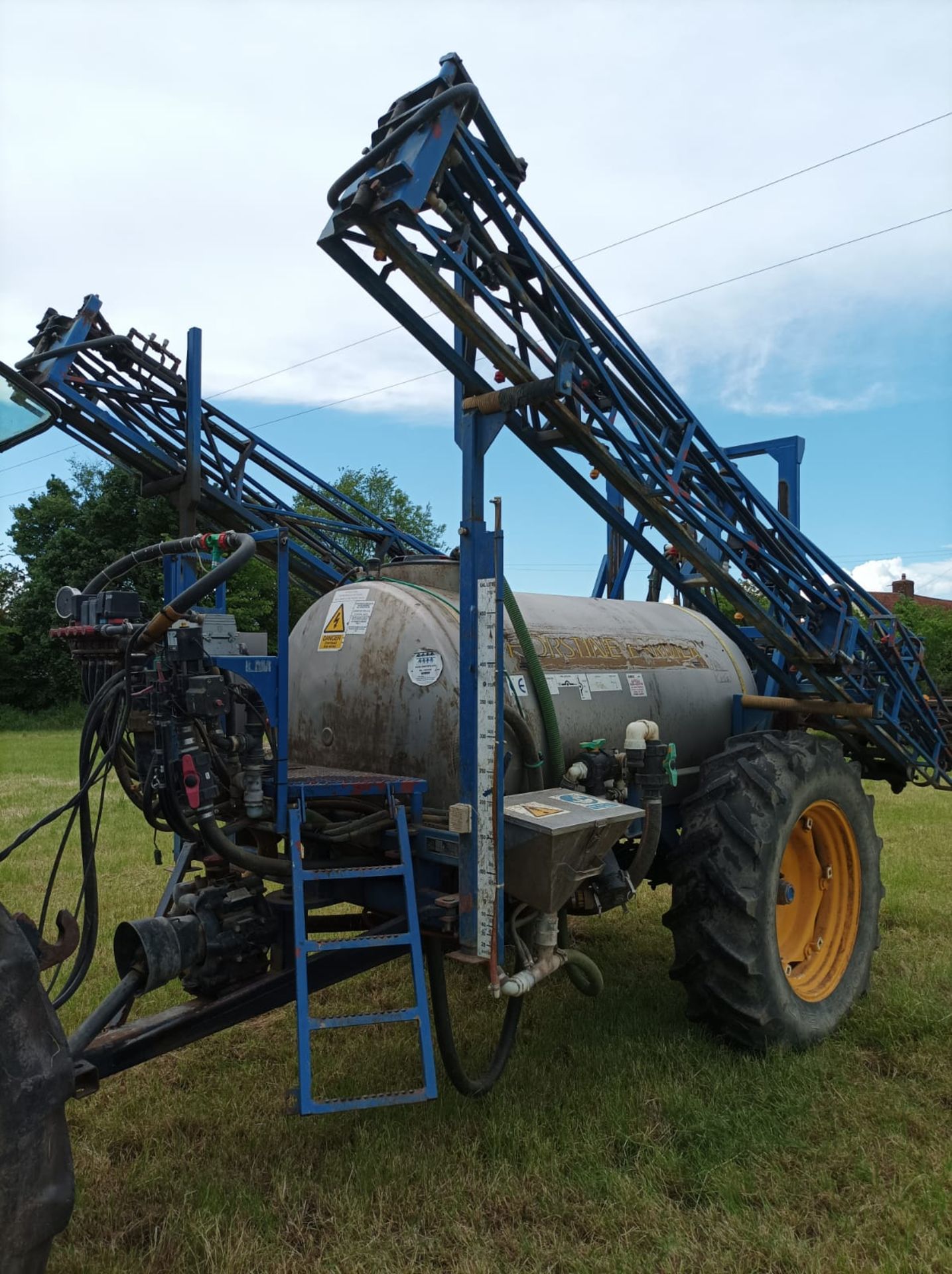 Horstine 20m, 2,000L trailed sprayer, c/w clean water tank, - Image 5 of 10