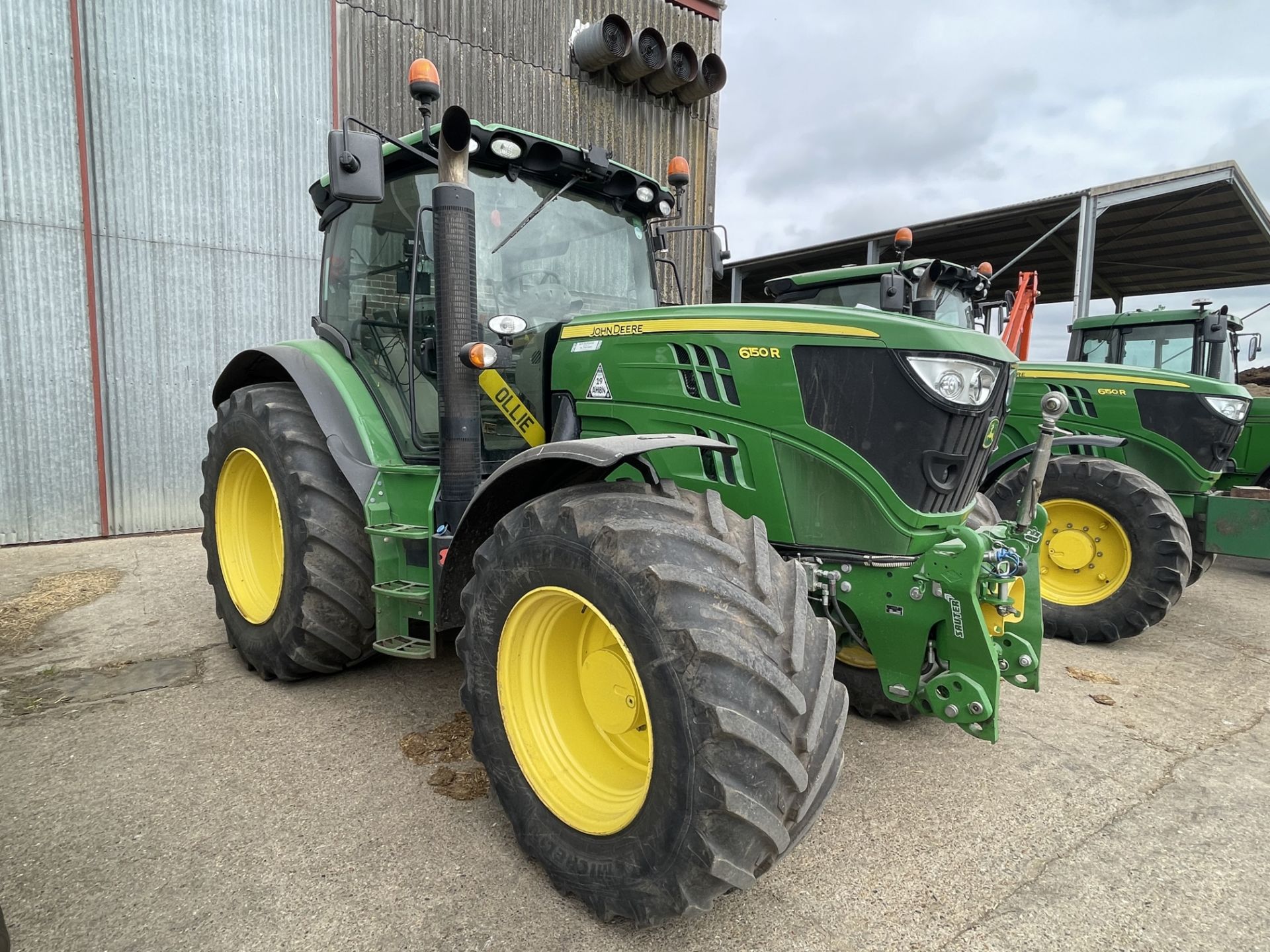 2013 John Deere 6150R 4wd Tractor, approx 6112 hours, Reg No. - Image 8 of 13