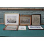 A pair of 19th Century maple framed hunting prints after Henry Alken,