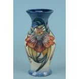 A Moorcroft 'Anna Lily' 1998 pattern vase, 19cm tall (no damage noted)