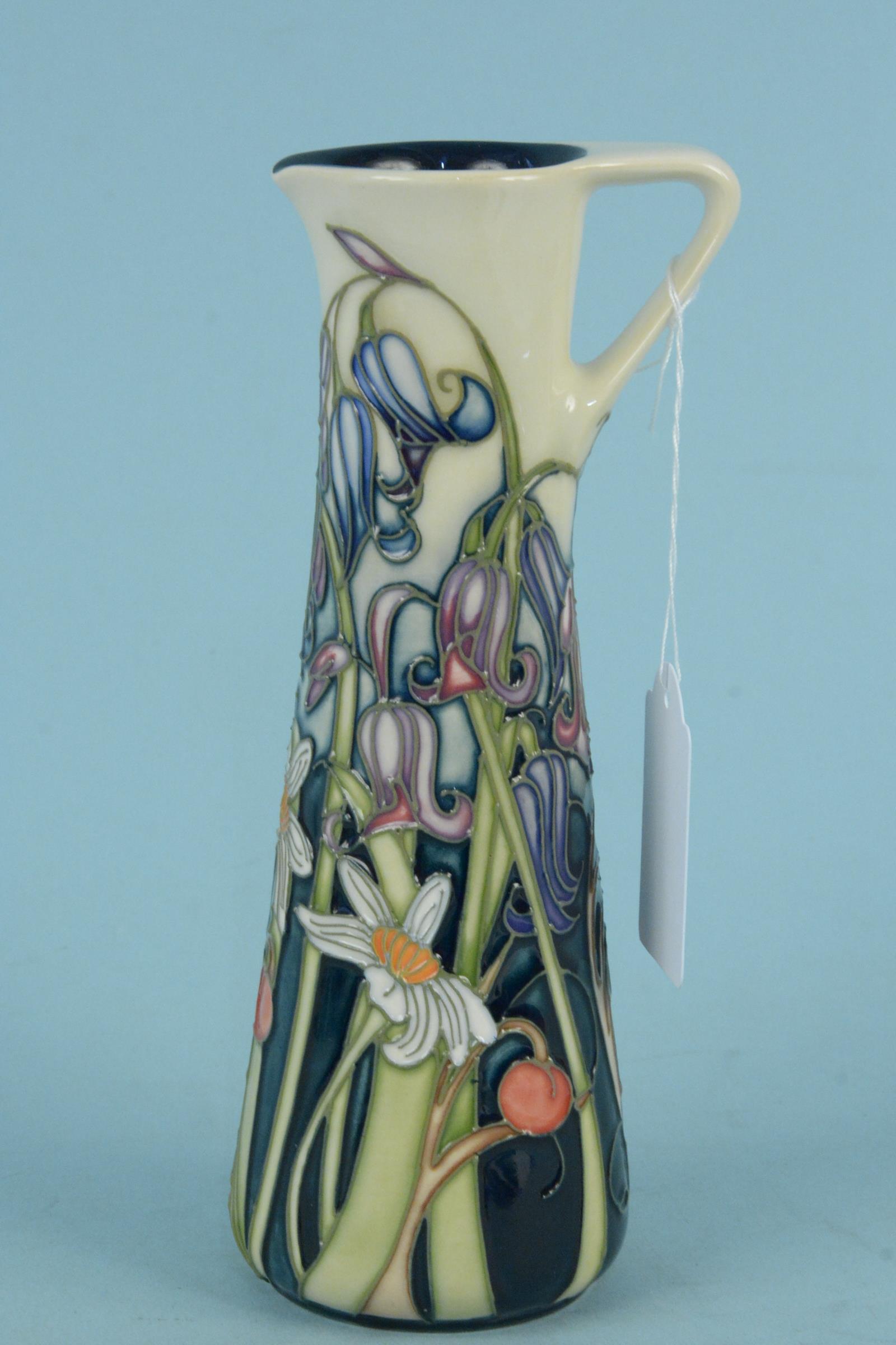 A Moorcroft pottery ewer, dated 2005 to base, 18.