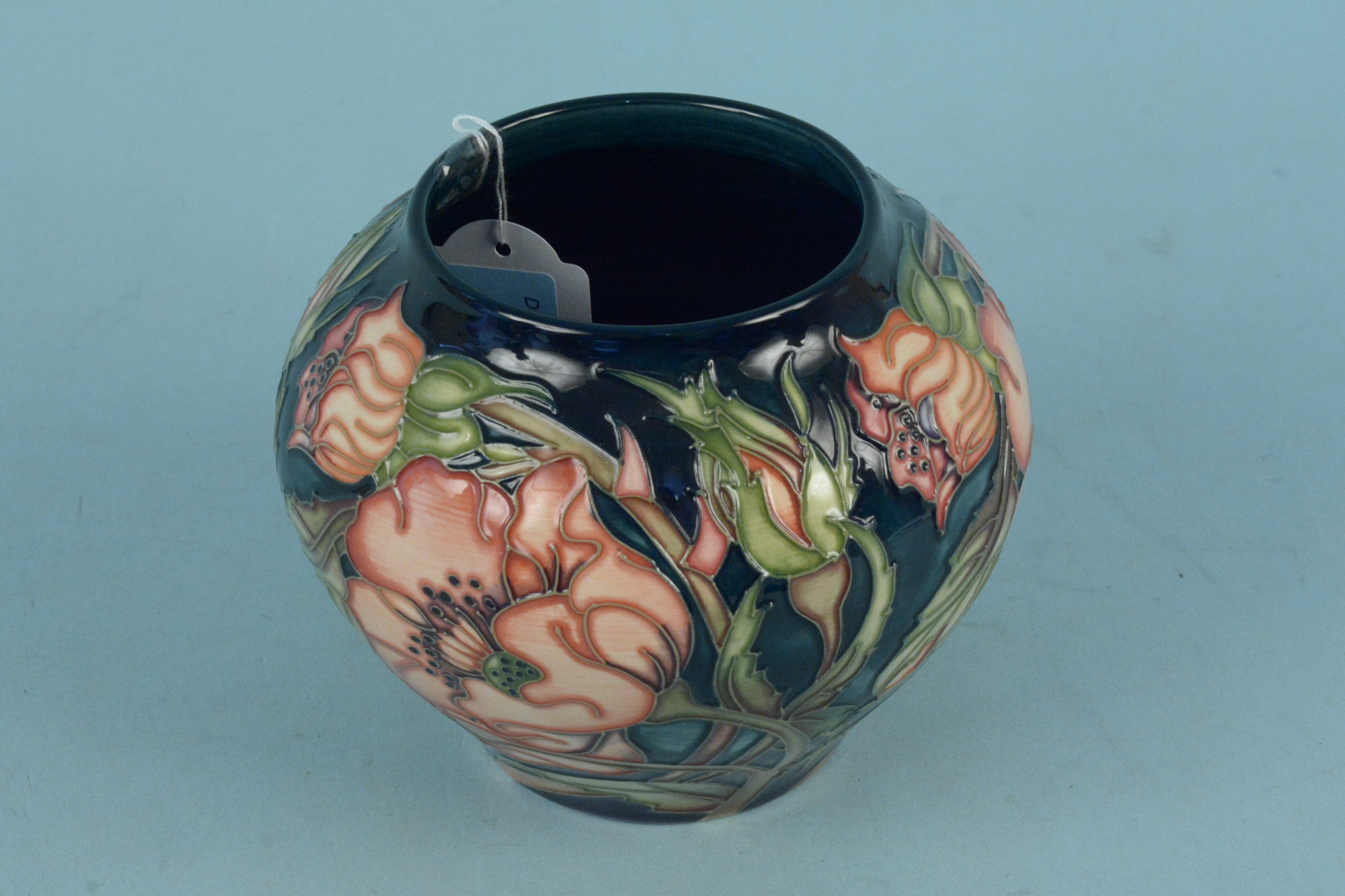 A Moorcroft limited edition squat vase by Rachel Bishop 2003, 174/200, - Image 2 of 3