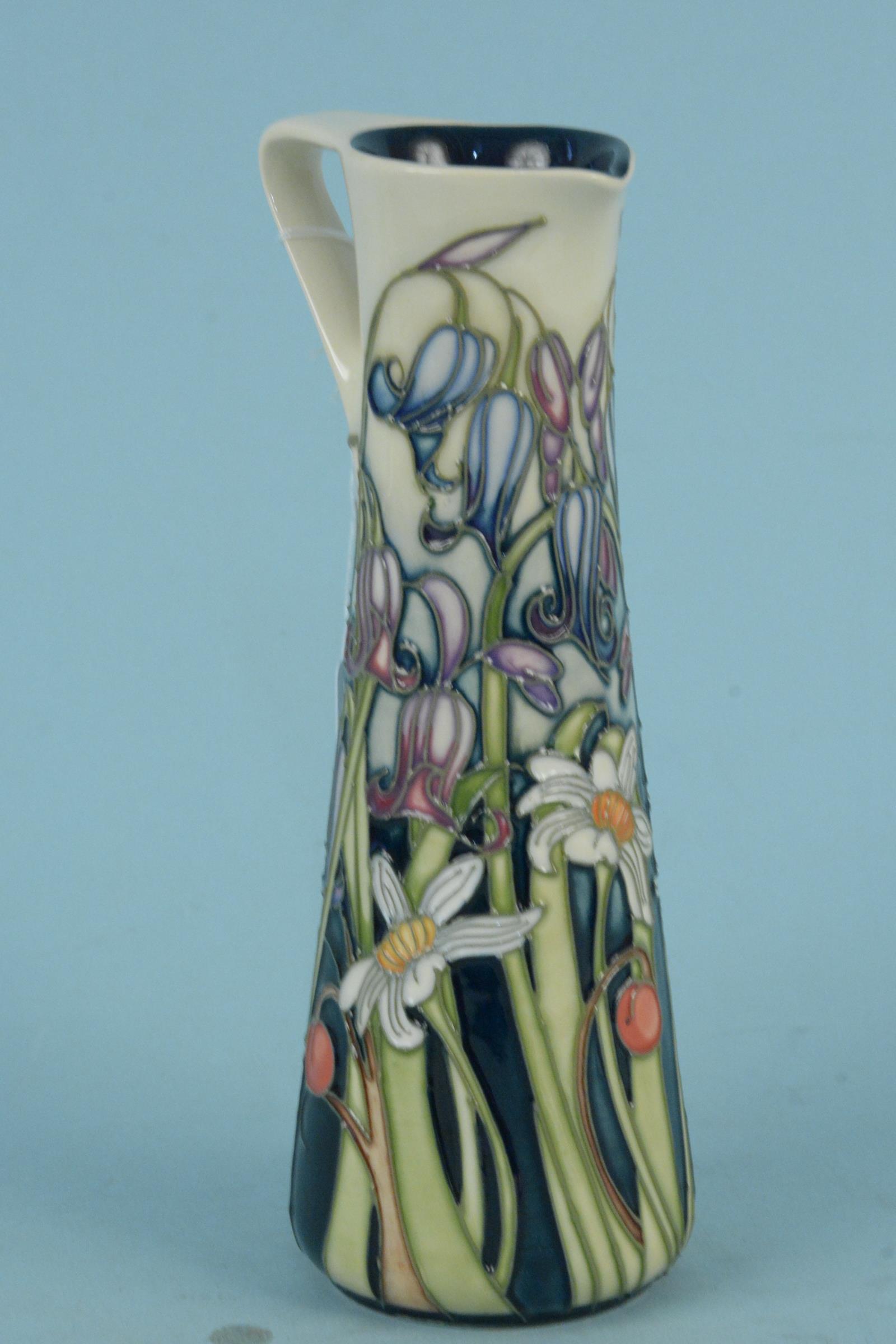 A Moorcroft pottery ewer, dated 2005 to base, 18. - Image 2 of 3