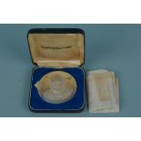 Gregory & Co 1965 Britannia silver Churchill cased medal,