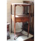 A Regency mahogany single night stand