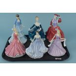 Six Royal Doulton named ladies figurines