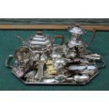 An EPNS four piece tea set,