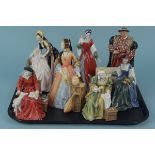 A complete set of Royal Doulton 1994 limited edition Henry VIII and his six wives figurines,