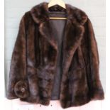 A vintage fur jacket