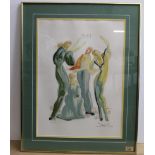 A framed print 'La Douse' 1960 by Salvador Dali (XXXIII/CCL),