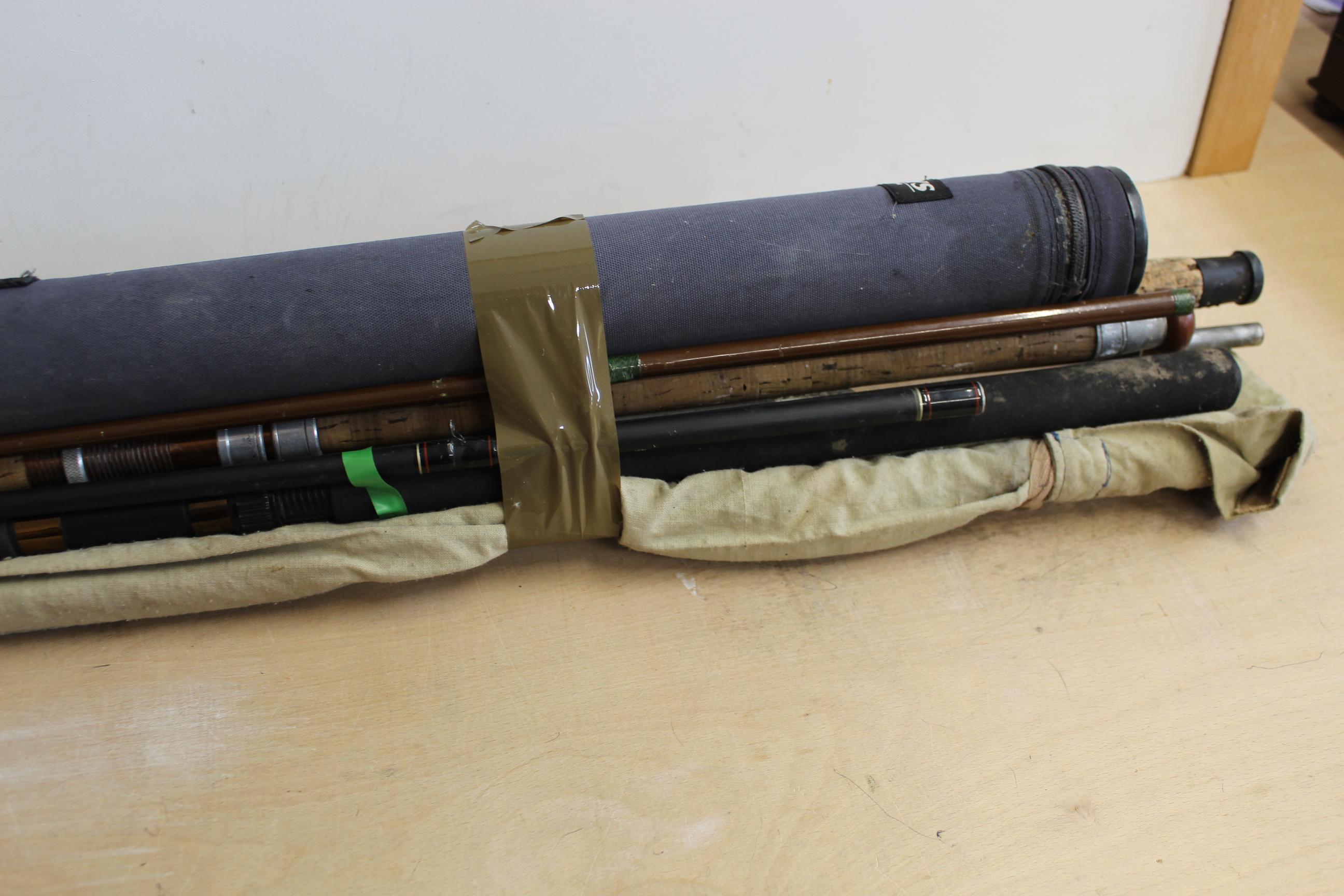 A Greys Xi two piece fly rod in case, a Gemko two piece fly rod, - Image 3 of 3