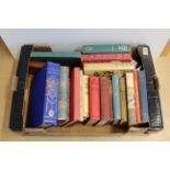 A box of mixed vintage books,