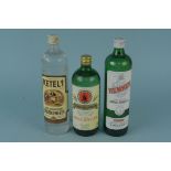 Three bottles of Jonge Jenever spirits