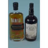 A 1.14L Newfoundland Screech rum plus a 700ml Nomad Outland whisky