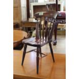 A model of a Victorian dining chair