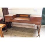 An early 19th Century inlaid mahogany dressing table/sideboard converted from a piano