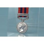 An India General Service medal with Jowaki 1877-8 clasp to 2214 Pte John Heale 2/9th Foot
