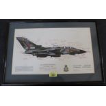 A limited edition print (8/50) Tornado G.R.I 31 Squadron R.A.F.
