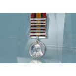 A Queens South Africa medal with six clasps, Cape Colony, Laing's Nek, Transvaal,