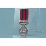 An India General Service medal with Burma 1887-89 clasp to 877 Pte C.Martin 2nd BN Norf.