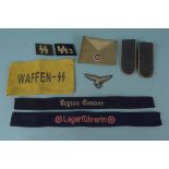 A quantity of German (PATTERN) cloth insignia etc