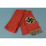 A German (PATTERN) funeral sash
