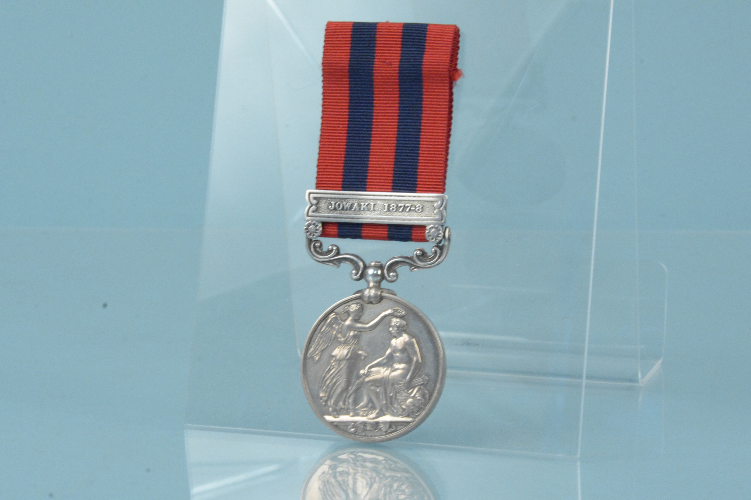 An India General Service medal with Jowaki 1877-8 clasp to No.2034 Pte J.