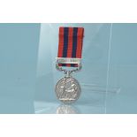 An India General Service medal with Jowaki 1877-8 clasp to No.2034 Pte J.