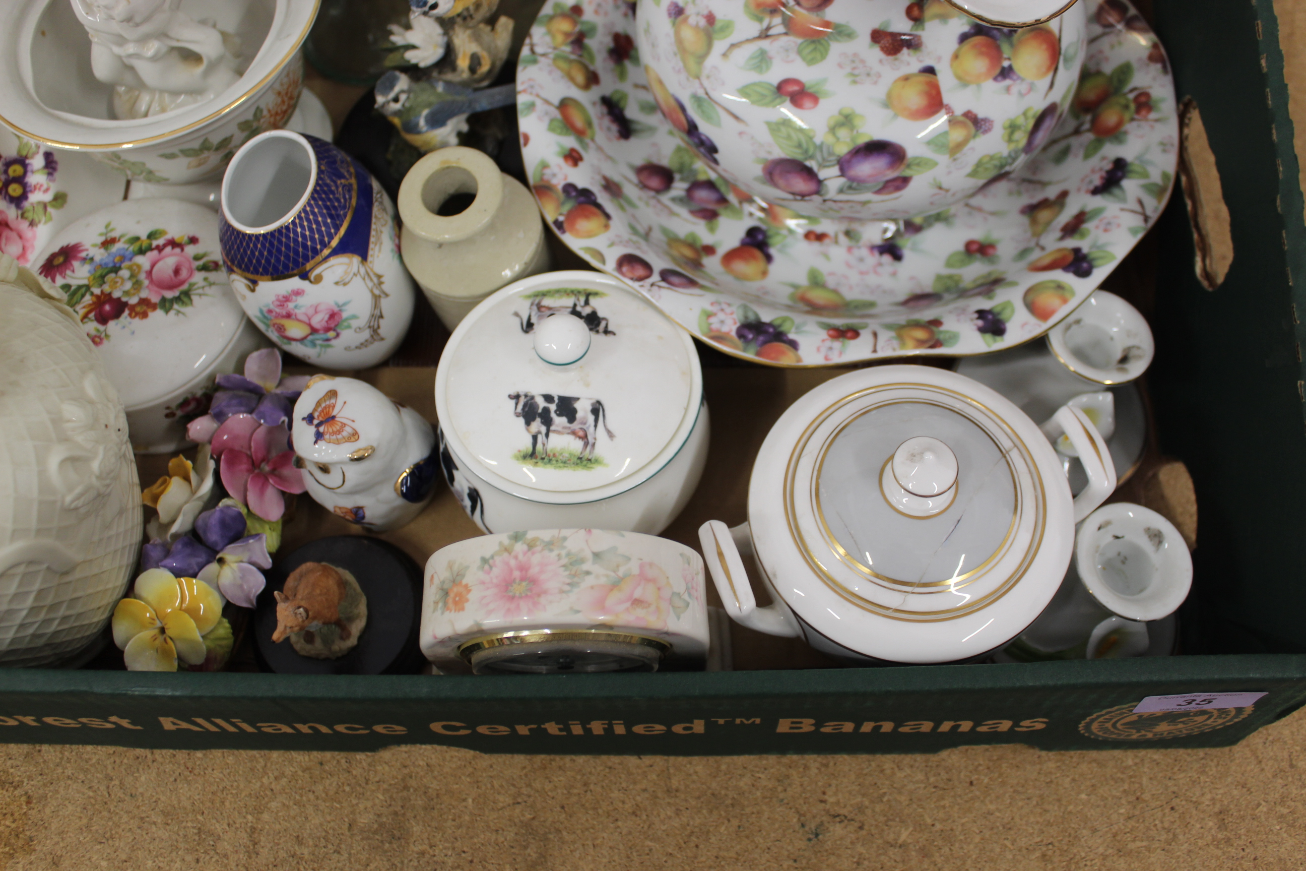 A box of mixed ceramics including Royal Worcester - Image 2 of 3