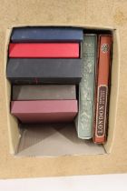 A collection of seven Folio Society novels including Wind in the Willows