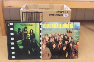 A box of mixed 1970's/80's etc LP's