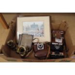 Three vintage cameras to include AGFA Silette Vario,