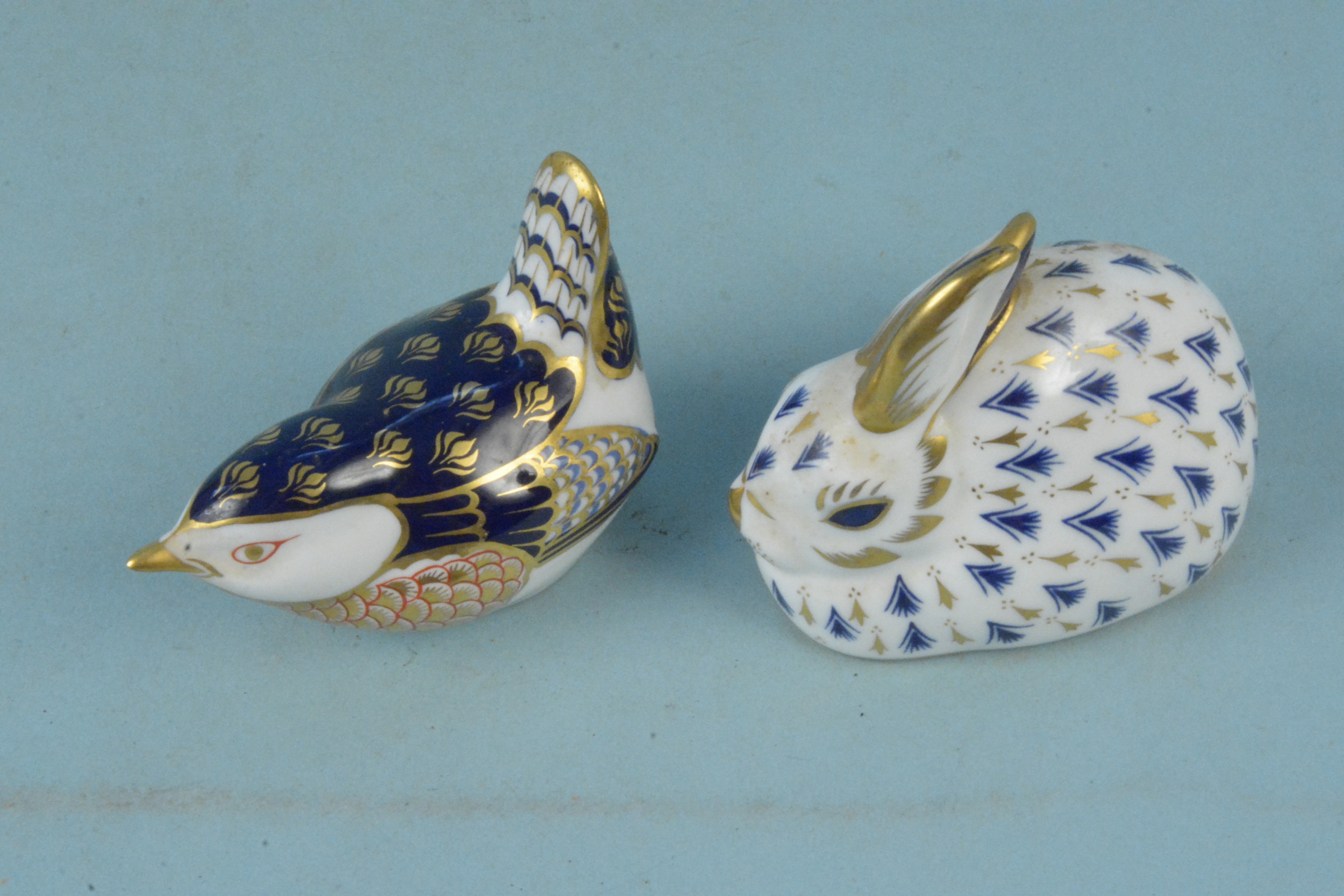 Four Royal Crown Derby figures, rabbit, grouse, - Image 3 of 4