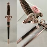 A Land Customs official dress dagger by E & F Horster.