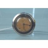 A c1940's Rolex bubble back wristwatch, salmon dial with Roman numerals,