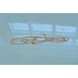 A 9ct gold chain,