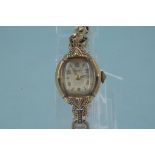 A ladies 9ct gold Rotary wristwatch,