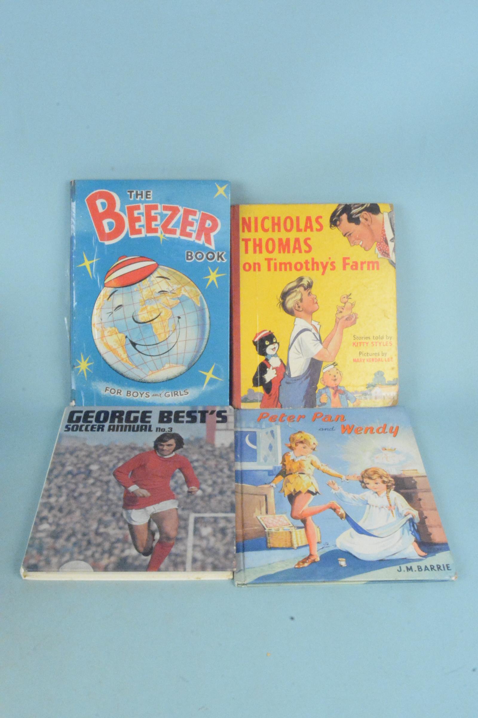 A selection of vintage Rupert annuals and booklets, four George Best soccer annuals, - Image 2 of 7