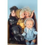 Three vintage battery operated dolls including Palitoy plus an 'Ideal' doll and a Pedigree example