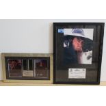 A framed limited edition 'The Matrix' Series 3 original 35mm film cell with certificate plus a