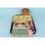 A vintage boxed Spears Games Snakes and Ladders game, a Hansel and Gretal gingerbread shop,