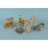 Holland Studio Craft Limited 'Enchantica' figures, a group of six including 'Desert Dragon',