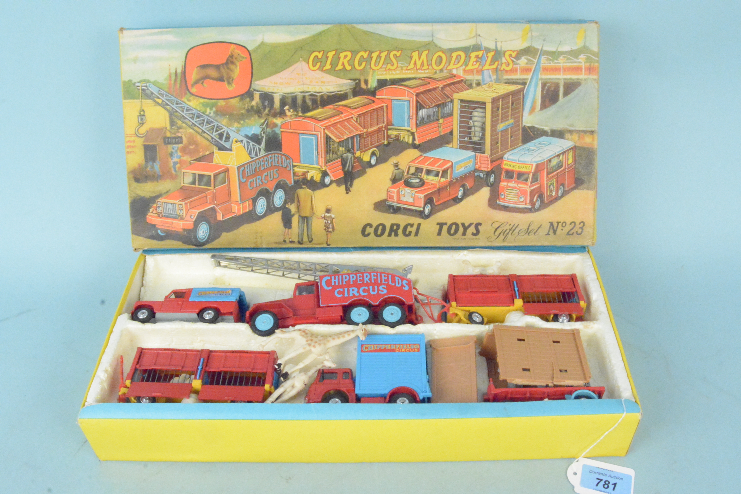 A boxed vintage Corgi Major Toys Chipperfields Circus Gift Set, No.